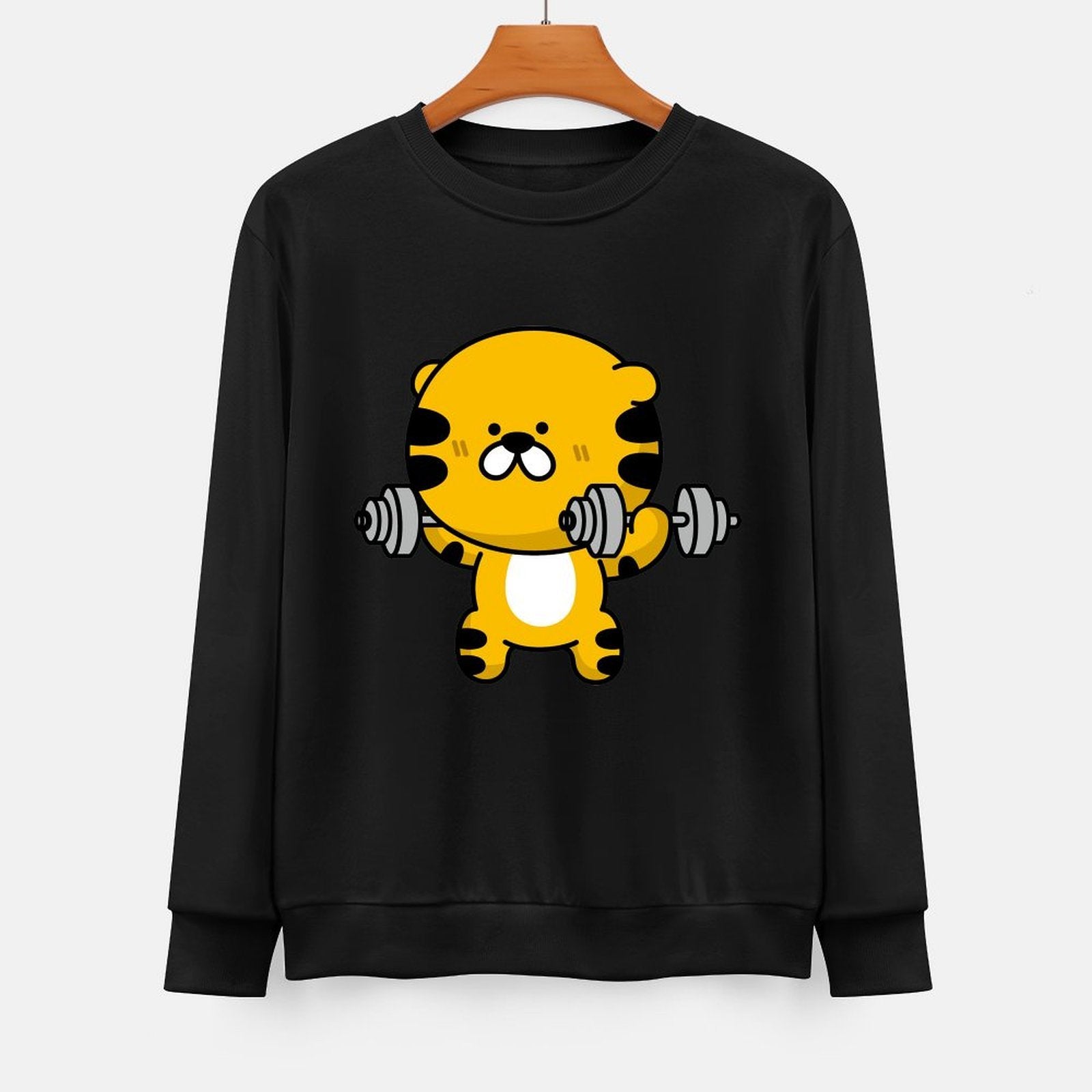 Front Patterned Long Sleeve TopEverydaySeries StreetStyle